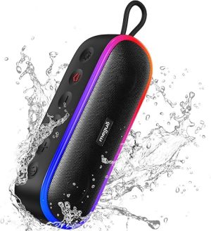 Bluetooth Speakers,IPX7 Waterproof Speaker with 20W Powerful Sound,Portable Wireless Speakers with Extral Bass,for Beach Pool Camping Outdoors,Christmas/Birthday Gift for Men,Women,Friends